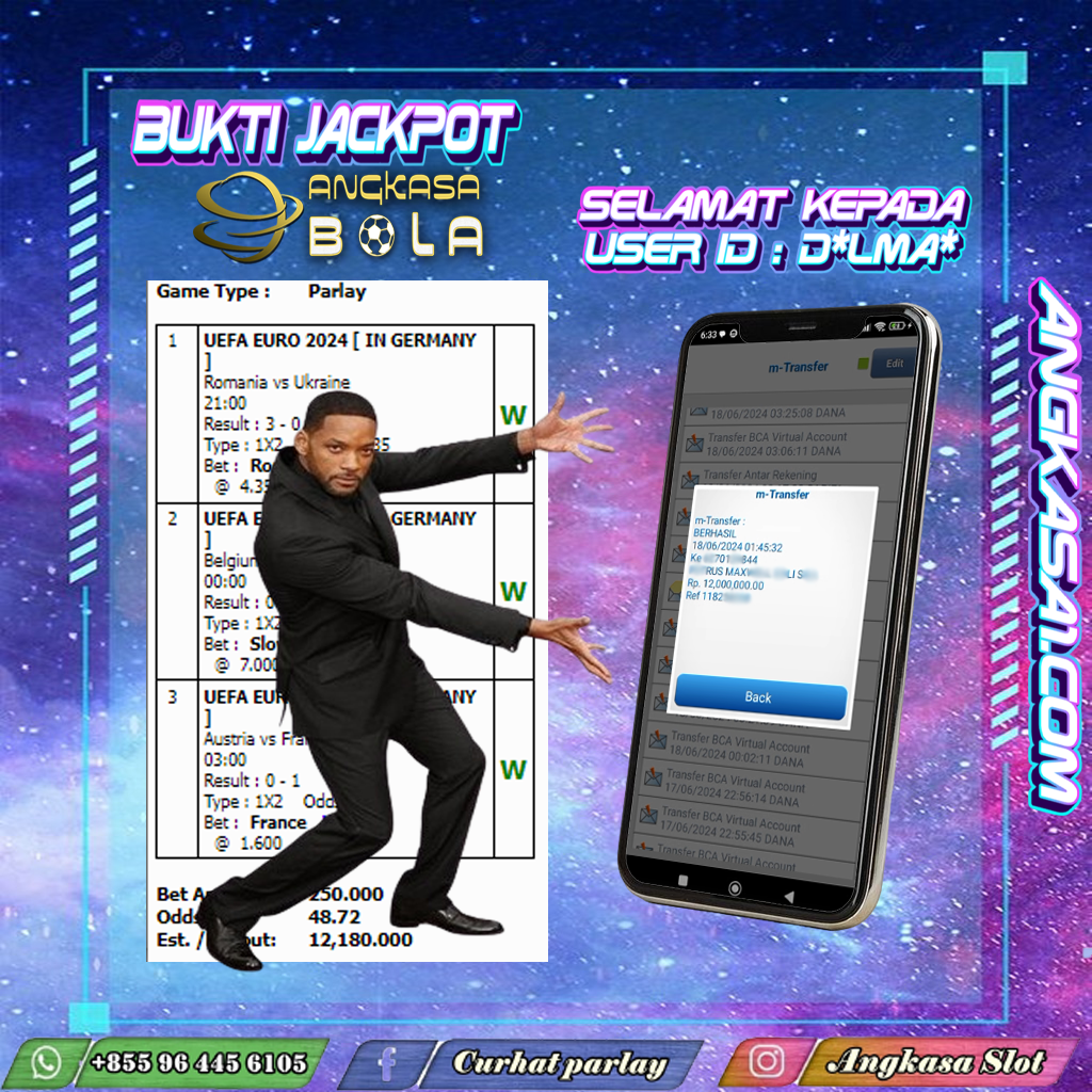 INFO KEMENANGAN PARLAY 18 JUNI 2024