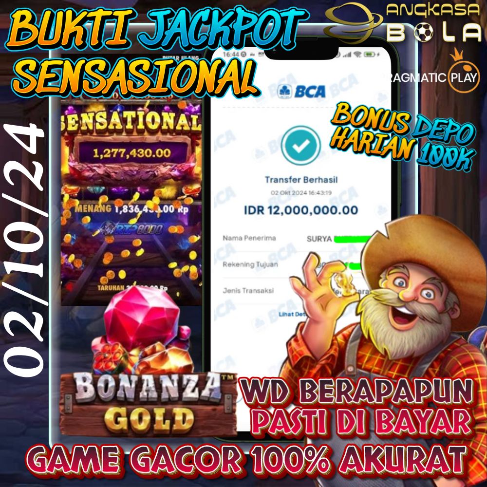 INFO KEMENANGAN SLOT DI PRAGMATIC PLAY | ANGKASABOLA 02 OCTOBER 2024