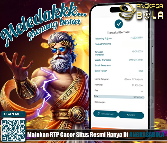 INFO KEMENANGAN ANGKASABOLA 16 JANUARI 2025