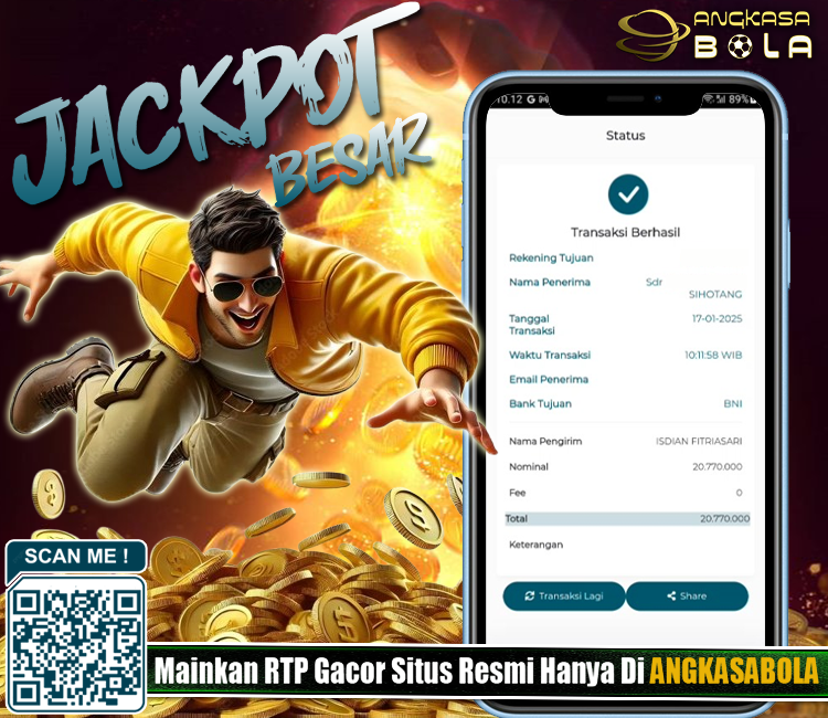 INFO KEMENANGAN SLOT PG SOFT ANGKASABOLA 17 JANUARI 2025